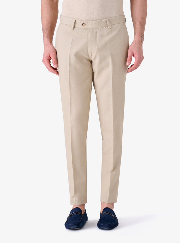 Pantalone Slim in lino cotone - Tod