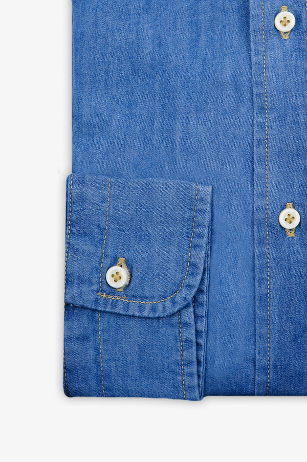 Camisa vaquera regular con botones - Goran