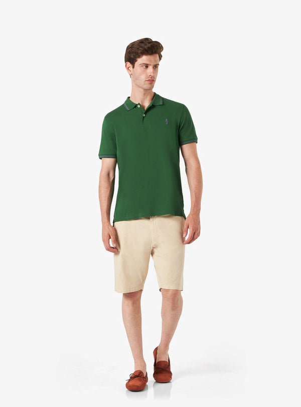 Bermuda in cotone tinta unita - Moon - Fusaro Antonio dal 1893 - Fusaro Antonio