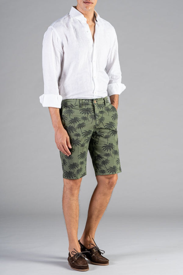 Bermuda tropical fantasy in cotone - Fusaro Antonio dal 1893 - Fusaro Antonio