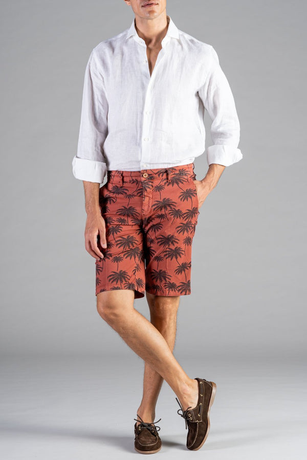 Bermuda tropical fantasy in cotone - Fusaro Antonio dal 1893 - Fusaro Antonio