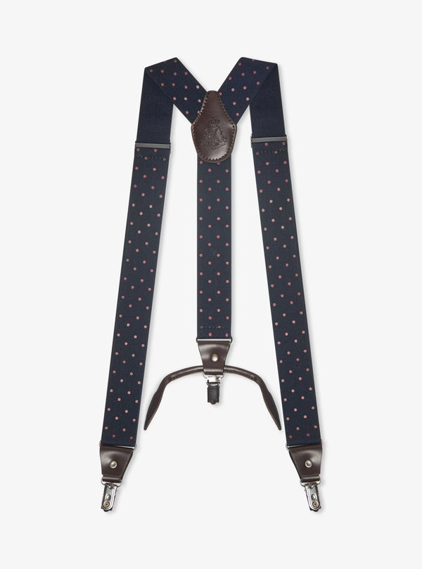 Bretelle fantasia pois - Rebel - Fusaro Antonio dal 1893 - Fusaro Antonio