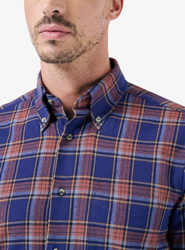 Camicia Button Down in Flanella - Thomas - Fusaro Antonio dal 1893 - Fusaro Antonio