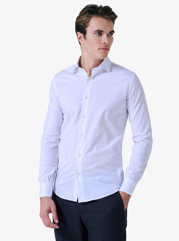 Camicia Collo Francese in Cotone Elastico - Aulay - Fusaro Antonio dal 1893 - Fusaro Antonio