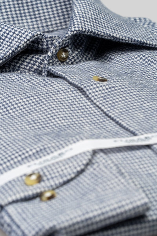 Camicia collo francese in flanella - Scottish - Fusaro Antonio dal 1893 - Fusaro Antonio