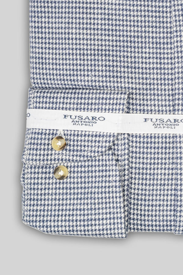 Camicia collo francese in flanella - Scottish - Fusaro Antonio dal 1893 - Fusaro Antonio