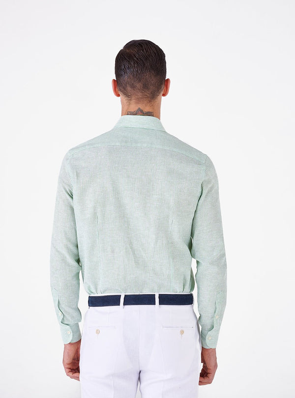 Camicia Collo Francese in Lino Cotone - Pete Barris - Fusaro Antonio dal 1893 - Fusaro Antonio