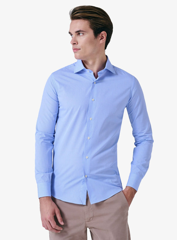 Camicia Collo Francese Slim Fit in Cotone - Alipein - Fusaro Antonio dal 1893