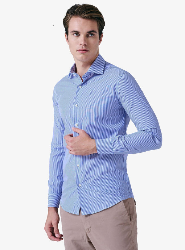 Camicia Collo Francese Slim Fit in Cotone - Alipein - Fusaro Antonio dal 1893