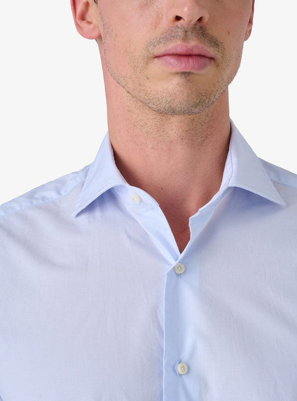 Camicia con collo francese in cotone - Popeline - Fusaro Antonio dal 1893 - Fusaro Antonio