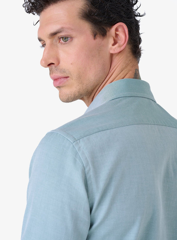 Camicia con collo francese in cotone - Twill - Fusaro Antonio dal 1893 - Fusaro Antonio