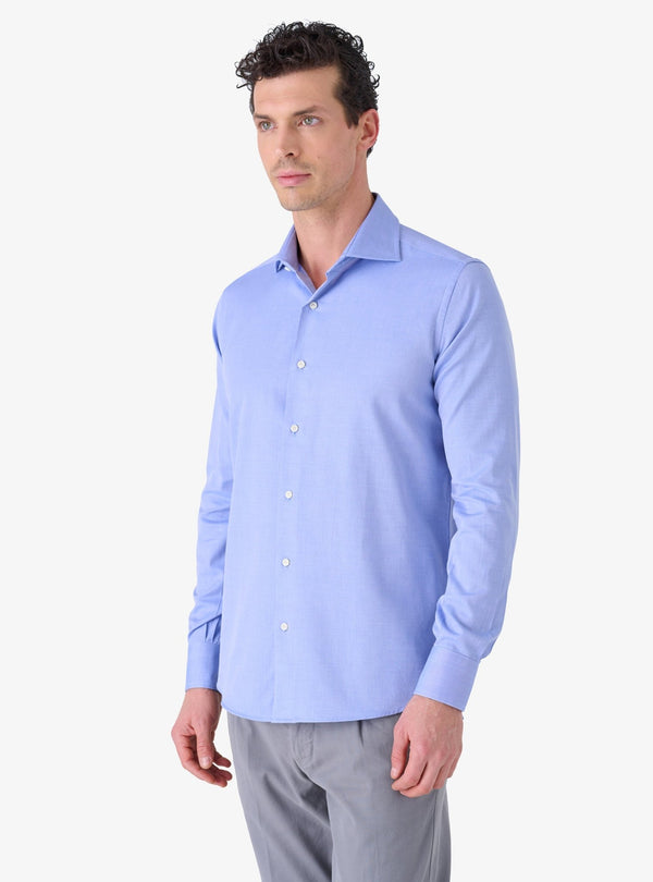 Camicia con collo francese in cotone - Twill - Fusaro Antonio dal 1893 - Fusaro Antonio