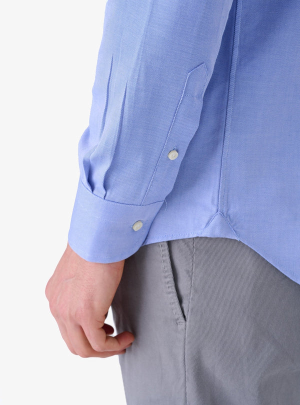 Camicia con collo francese in cotone - Twill - Fusaro Antonio dal 1893 - Fusaro Antonio