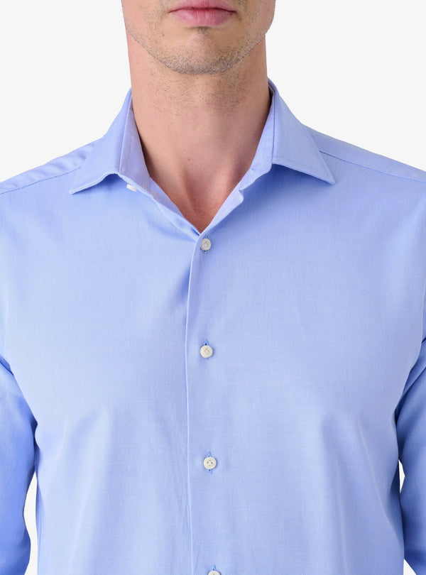 Camicia con collo francese in cotone - Twill - Fusaro Antonio dal 1893 - Fusaro Antonio