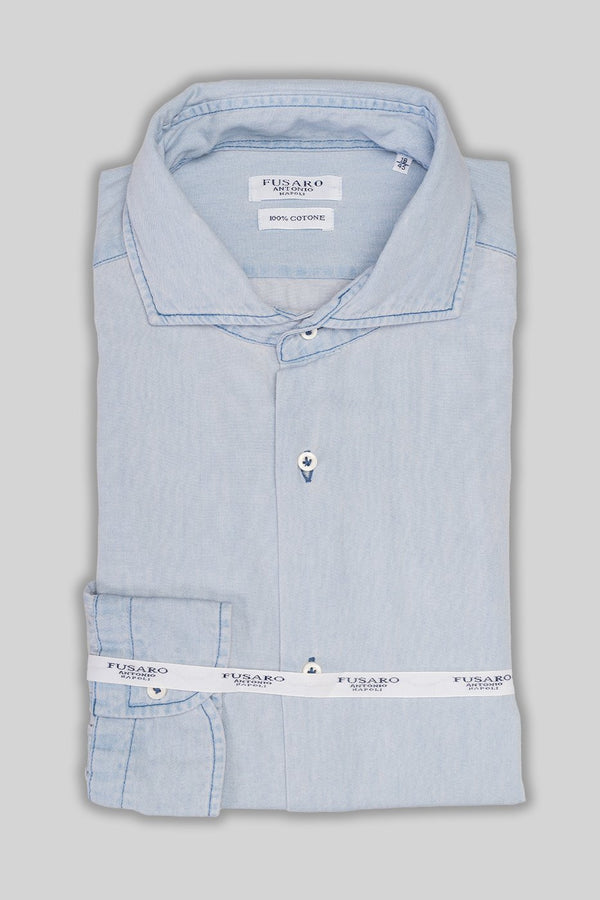 Camicia in Denim Jack Light - Fusaro Antonio dal 1893 - Fusaro Antonio