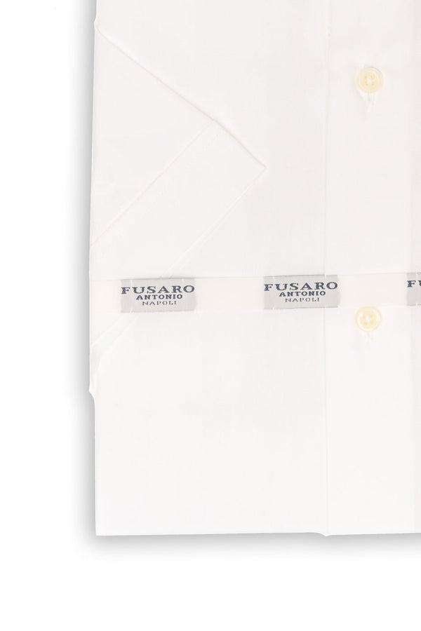 Camicia mezza manica collo francese in cotone - Mark - Fusaro Antonio dal 1893 - Fusaro Antonio