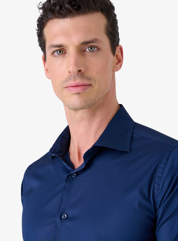 Camicia slim in cotone elastico - Spring - Fusaro Antonio dal 1893 - Fusaro Antonio
