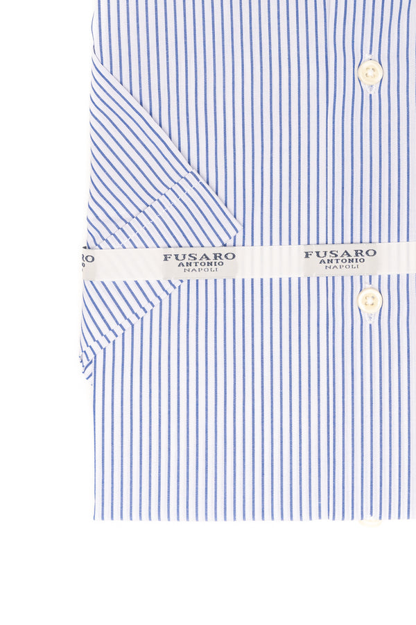 Camicia mezza manica collo francese in cotone - Mark - Fusaro Antonio dal 1893