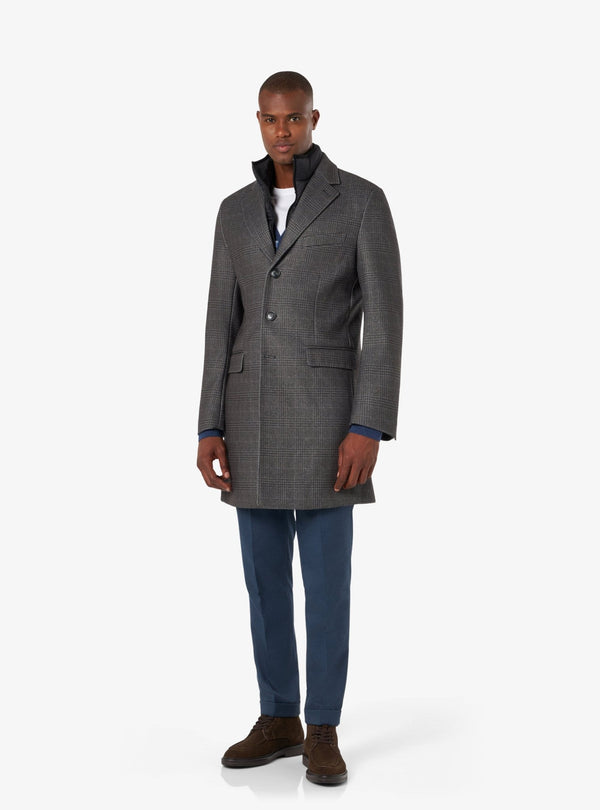 Cappotto con pettorina fantasia galles - Roger - Fusaro Antonio dal 1893 - Fusaro Antonio