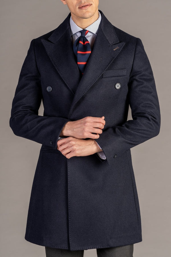 Cappotto Classico doppiopetto in lana cashmere - Ulster - Fusaro Antonio dal 1893