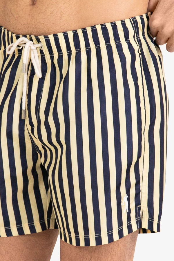 GIALLO A RIGHE BLU