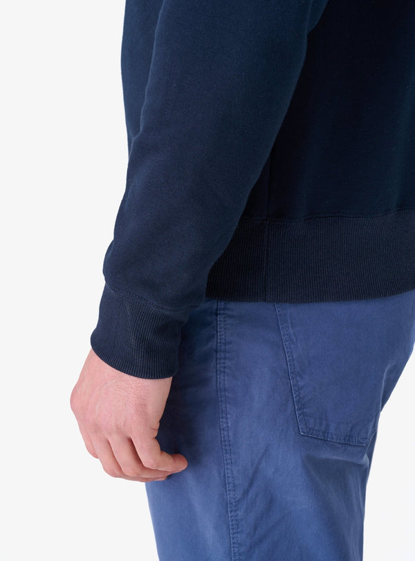 Felpa con mezza zip in misto cotone - Spring - Fusaro Antonio dal 1893 - Fusaro Antonio