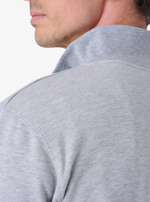 Felpa con mezza zip in misto cotone - Spring - Fusaro Antonio dal 1893 - Fusaro Antonio