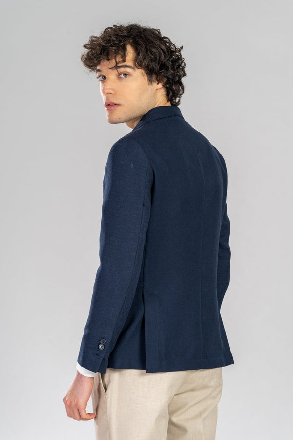 Giacca Christopher in lino cotone - Fusaro Antonio dal 1893 - Fusaro Antonio