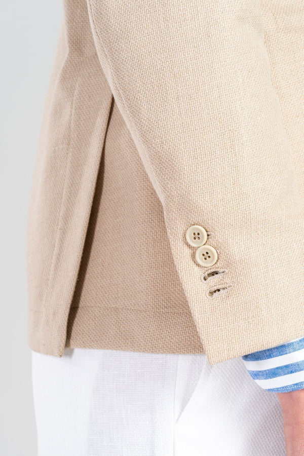 Giacca Christopher in lino cotone - Fusaro Antonio dal 1893 - Fusaro Antonio