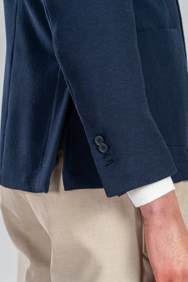 Giacca Christopher in lino cotone - Fusaro Antonio dal 1893 - Fusaro Antonio