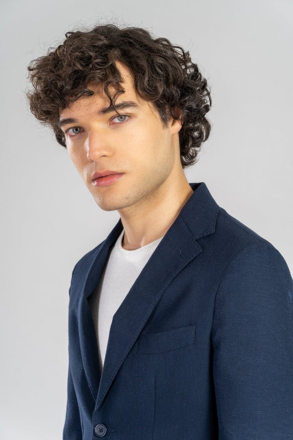 Giacca Christopher in lino cotone - Fusaro Antonio dal 1893 - Fusaro Antonio