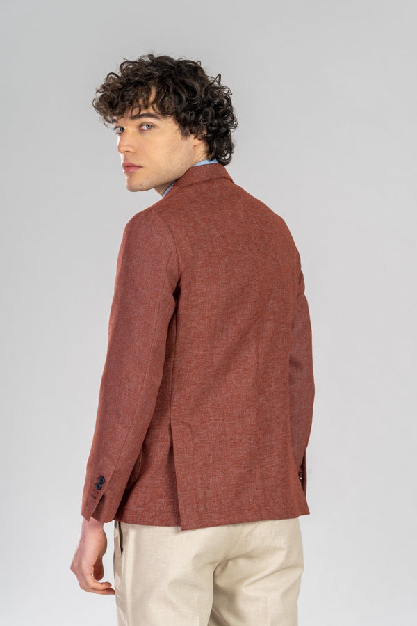 Giacca Christopher in lino cotone - Fusaro Antonio dal 1893 - Fusaro Antonio