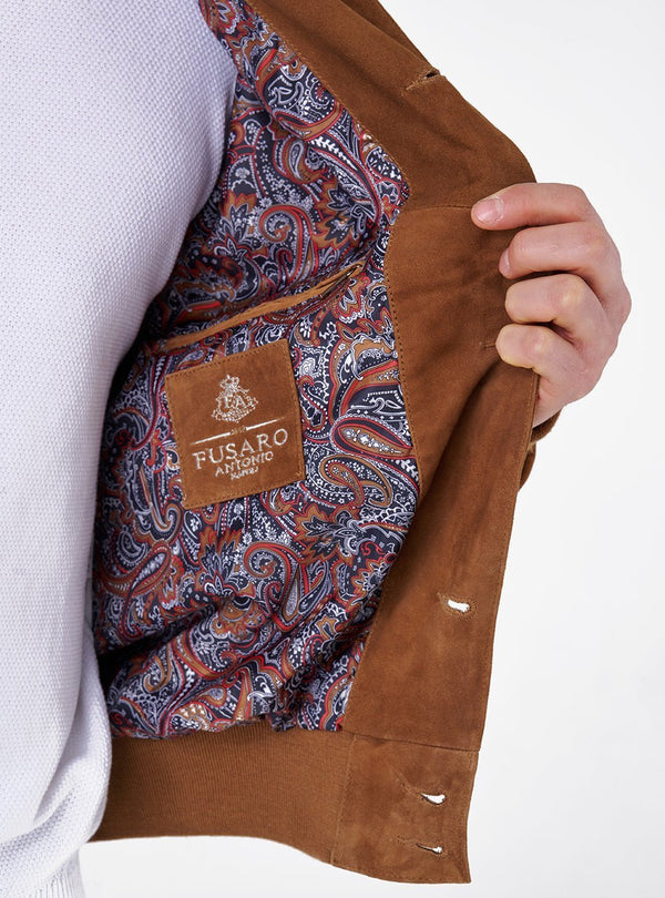 Giubbino Bomber in Camoscio - Arthur - Fusaro Antonio dal 1893 - Fusaro Antonio