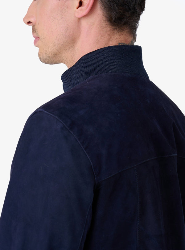 Giubbino in camoscio con bottoni - OldStyle - Fusaro Antonio dal 1893 - Fusaro Antonio