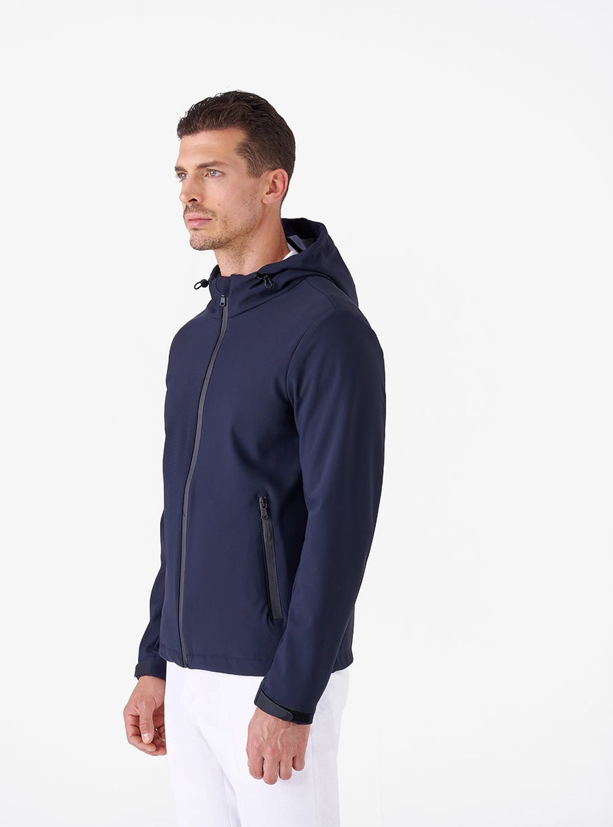 Hooded Technical Fabric Jacket - Cardarople – Fusaro Antonio dal 1893