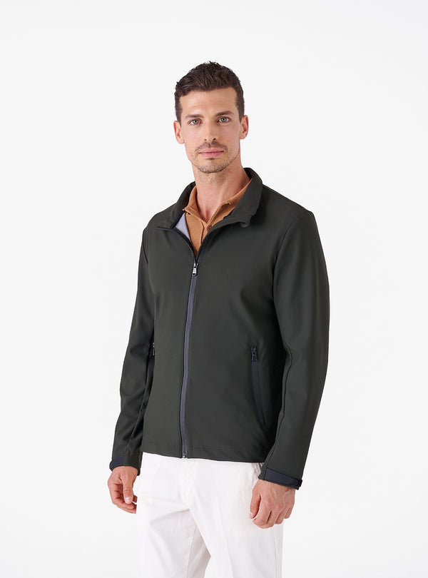 Giubbino in Tessuto Tecnico con Zip - Wheeler - Fusaro Antonio dal 1893 - Fusaro Antonio