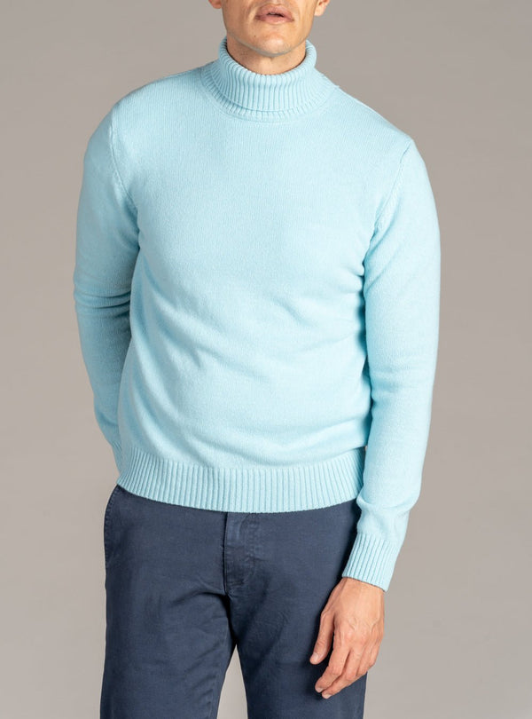 Maglia a collo alto in misto cashemere - Finesse - Fusaro Antonio dal 1893 - Fusaro Antonio