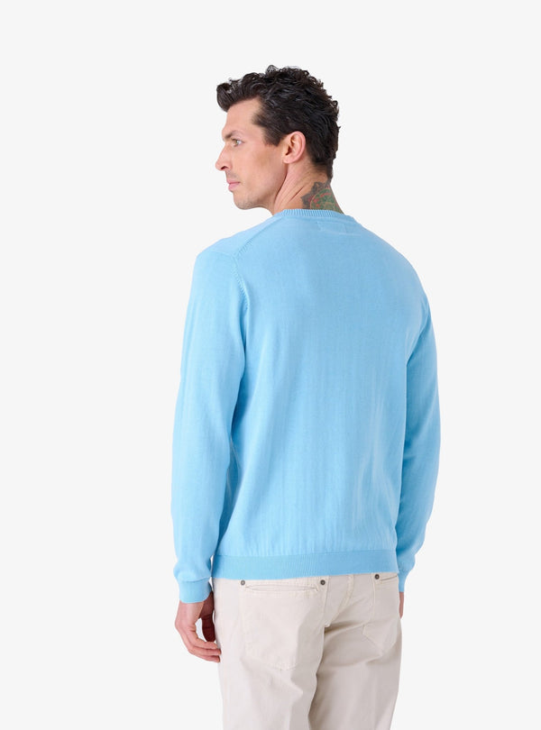 Maglia a maniche lunghe con scollo V in cotone - Arvy - Fusaro Antonio dal 1893 - Fusaro Antonio