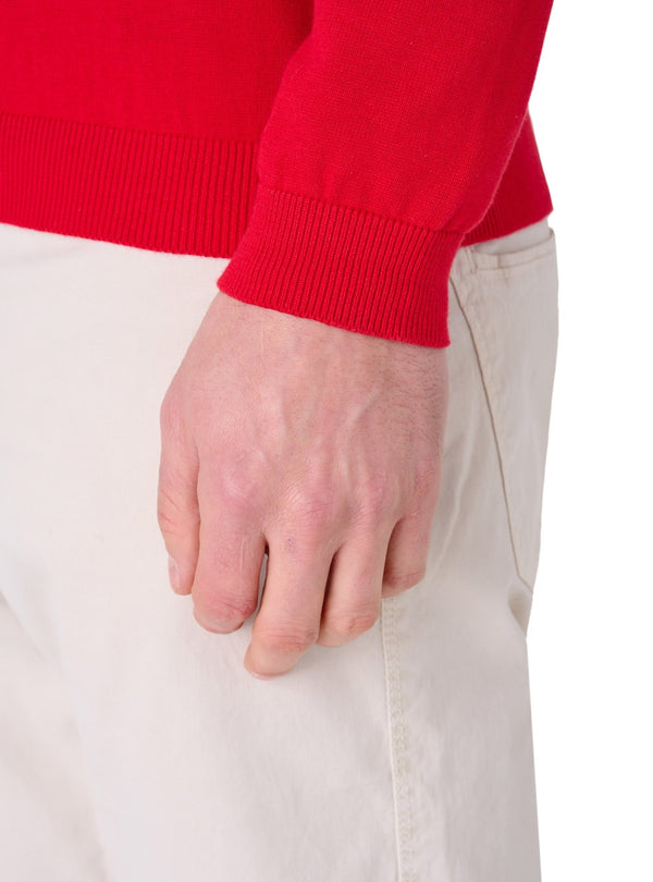 Maglia a maniche lunghe con scollo V in cotone - Arvy - Fusaro Antonio dal 1893 - Fusaro Antonio