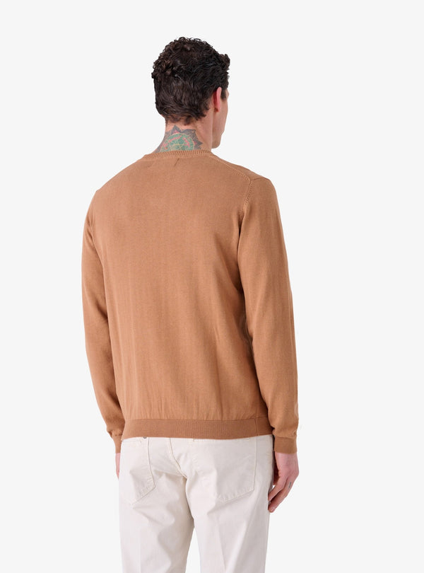 Maglia a maniche lunghe con scollo V in cotone - Arvy - Fusaro Antonio dal 1893 - Fusaro Antonio