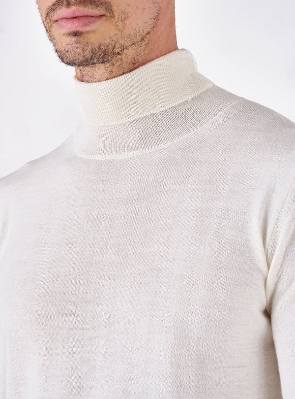 Maglia Collo Alto in Lana Merinos - Marley - Fusaro Antonio dal 1893 - Fusaro Antonio