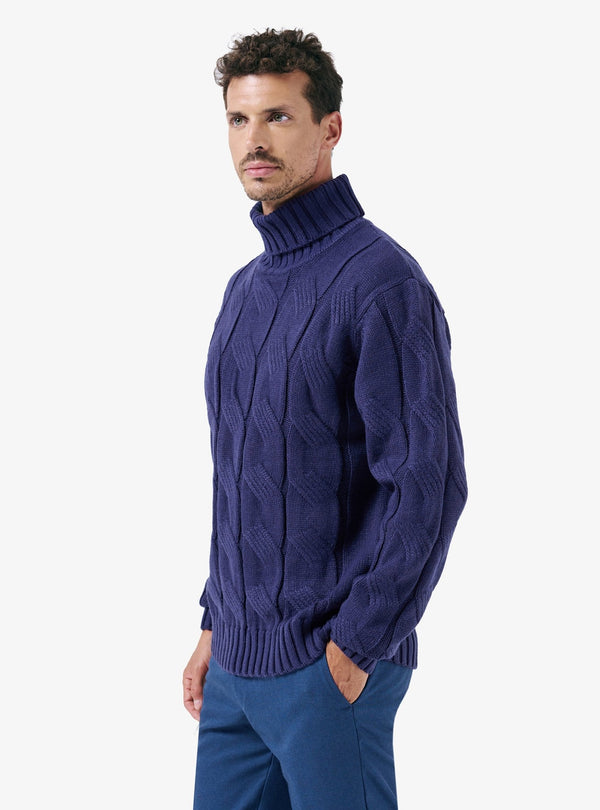 Maglia collo alto in misto lana - Clark - Fusaro Antonio dal 1893 - Fusaro Antonio