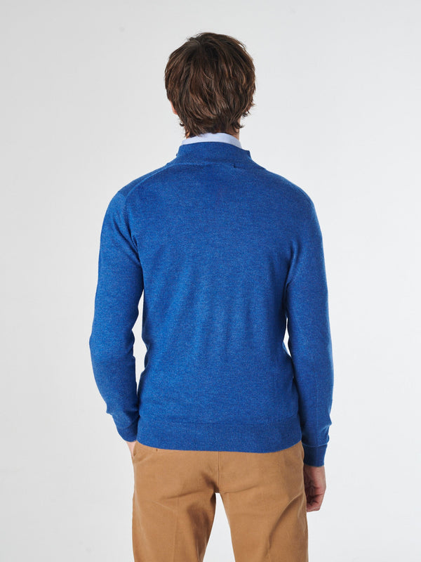 Maglia in Lana/Cashmere con Mezza Zip - Wyatt - Fusaro Antonio dal 1893 - Fusaro Antonio