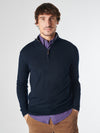 Maglia in Lana/Cashmere con Mezza Zip - Wyatt - Fusaro Antonio dal 1893 - Fusaro Antonio