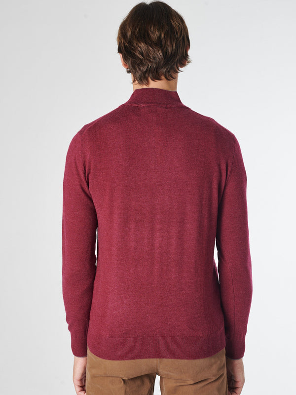 Maglia in Lana/Cashmere con Mezza Zip - Wyatt - Fusaro Antonio dal 1893 - Fusaro Antonio