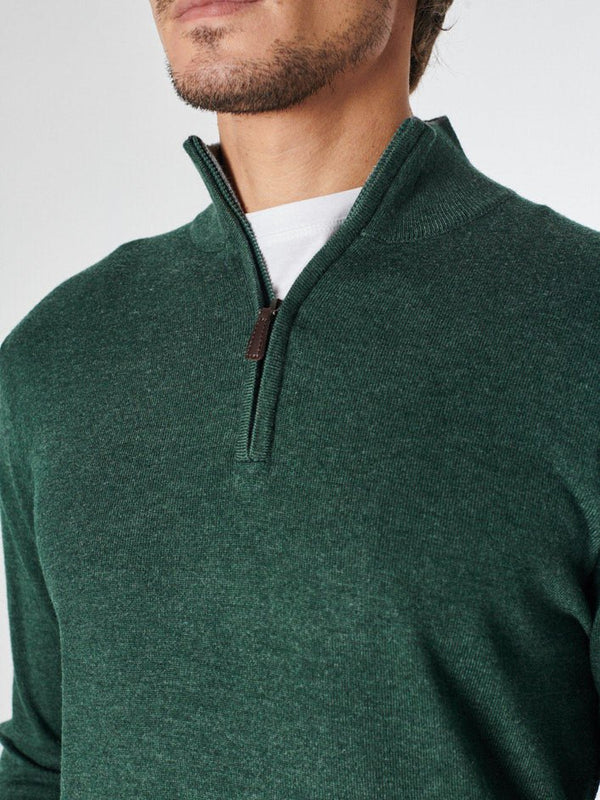 Maglia in Lana/Cashmere con Mezza Zip - Wyatt - Fusaro Antonio dal 1893 - Fusaro Antonio