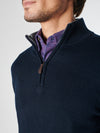 Maglia in Lana/Cashmere con Mezza Zip - Wyatt - Fusaro Antonio dal 1893 - Fusaro Antonio