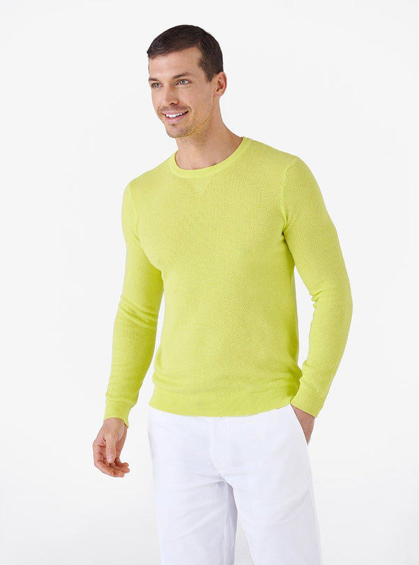 Maglia paricollo a nido d’ape in cotone – Chatillon - Fusaro Antonio dal 1893 - Fusaro Antonio