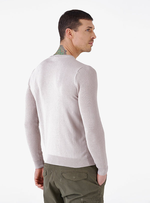 Maglia paricollo a nido d’ape in cotone – Chatillon - Fusaro Antonio dal 1893 - Fusaro Antonio