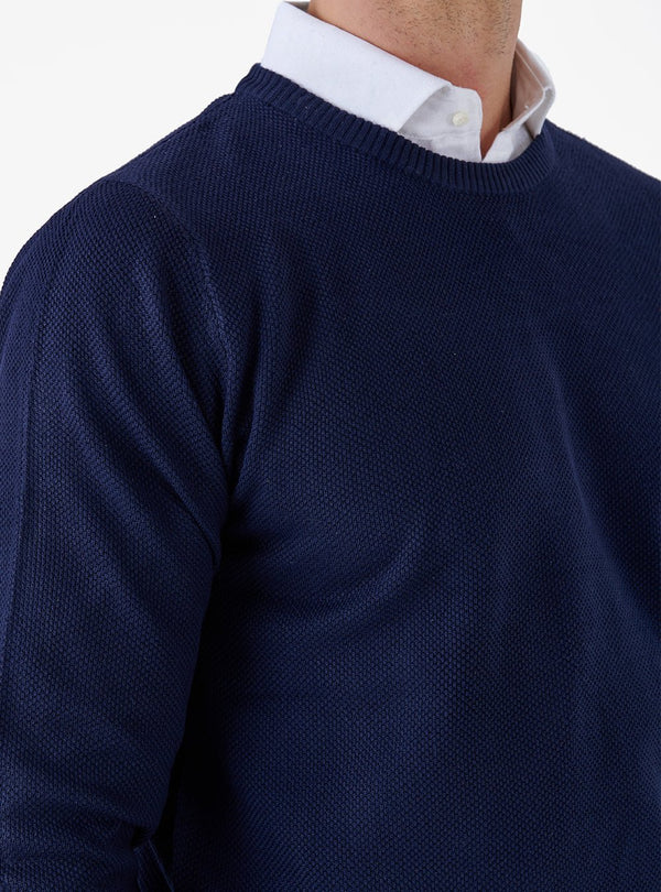 Maglia paricollo a punto riso in cotone – Jersey - Fusaro Antonio dal 1893 - Fusaro Antonio